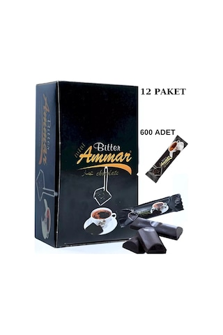 Ammar Bitter Çikolata 600 x 7 G