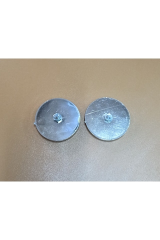 Yuvarlak Nikel Sarı Reflektör 2 Adet 6mm Vidalı