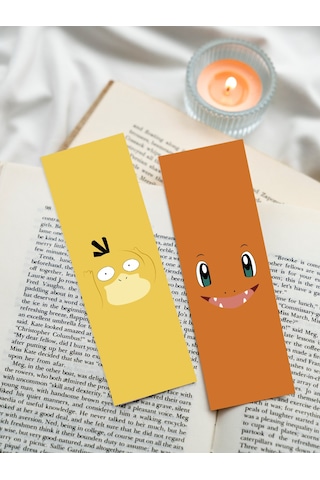Çizgi Karakter Anime Karışık Tasarım 10 Adet Kitap Ayraç Seti Pyt