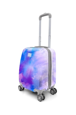 Coral High Renkli Desenli Mini Kabin Boy Valiz 40cm 16769 Çok Renkli