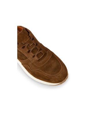 Deery Erkek Hakiki Süet Taba Renk Sneaker Ayakkabı - E8210mtbae01 Taba