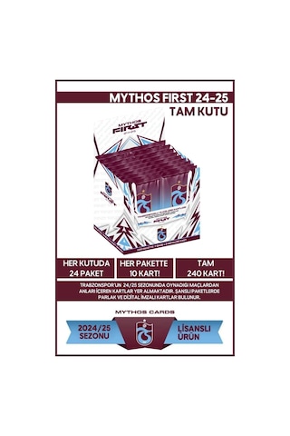 Mythos Cards Trabzonspor 2024-25 Mythos First - Tam Kutu