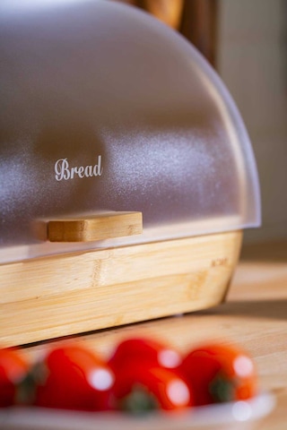 Acar Sirius Bambu Ekmek Saklama Kutusu - 39 25 19 Cm Ahşap