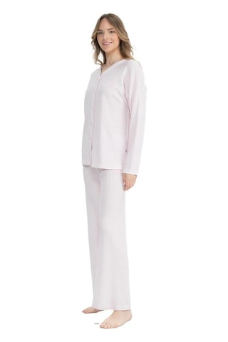 U.S. Polo Assn. U.s Polo 17097 Önden Düğmeli Pijama Takım 001