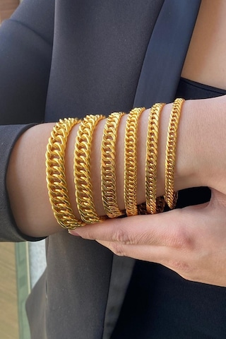 22 Ayar Altın 10 Gr Dallas Kadın Bileklik