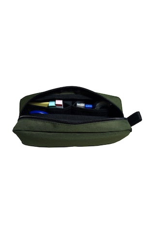 Jacbag Haki Yeşil Organizer Roll Up Düzenleyici Kalem Kutusu/kalemlik Çok RENKLİ