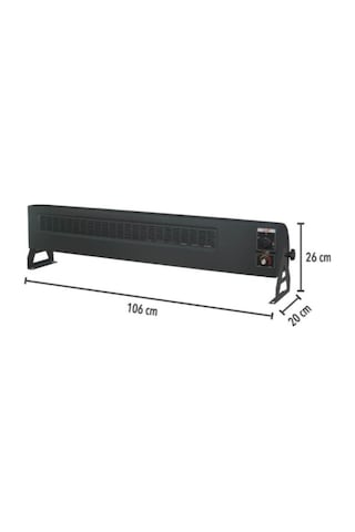 Elektrokonfor Vortex 360 6000w Uk Elektrikli Fanlı Isıtıcı 3000w/6000w Krem