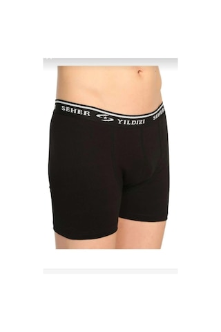 Seher Yıldızı 0060 Erkek Likralı Boxer 3 Adet 001