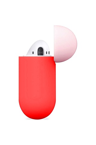Apple AirPods Uyumlu Kılıf Zore Airbag 13 Silikon Gri