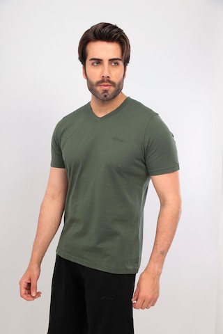 Fore Sport Erkek V Yaka T-shirt Haki