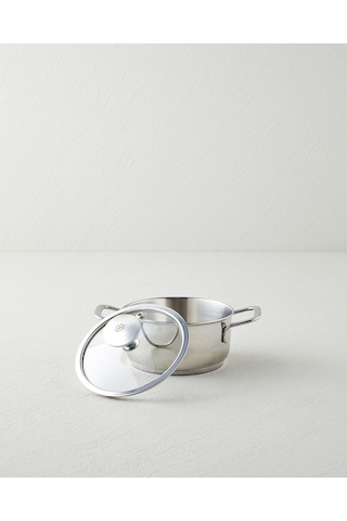 English Home Siena Çelik Mini Tencere 12 Cm Silver Silver