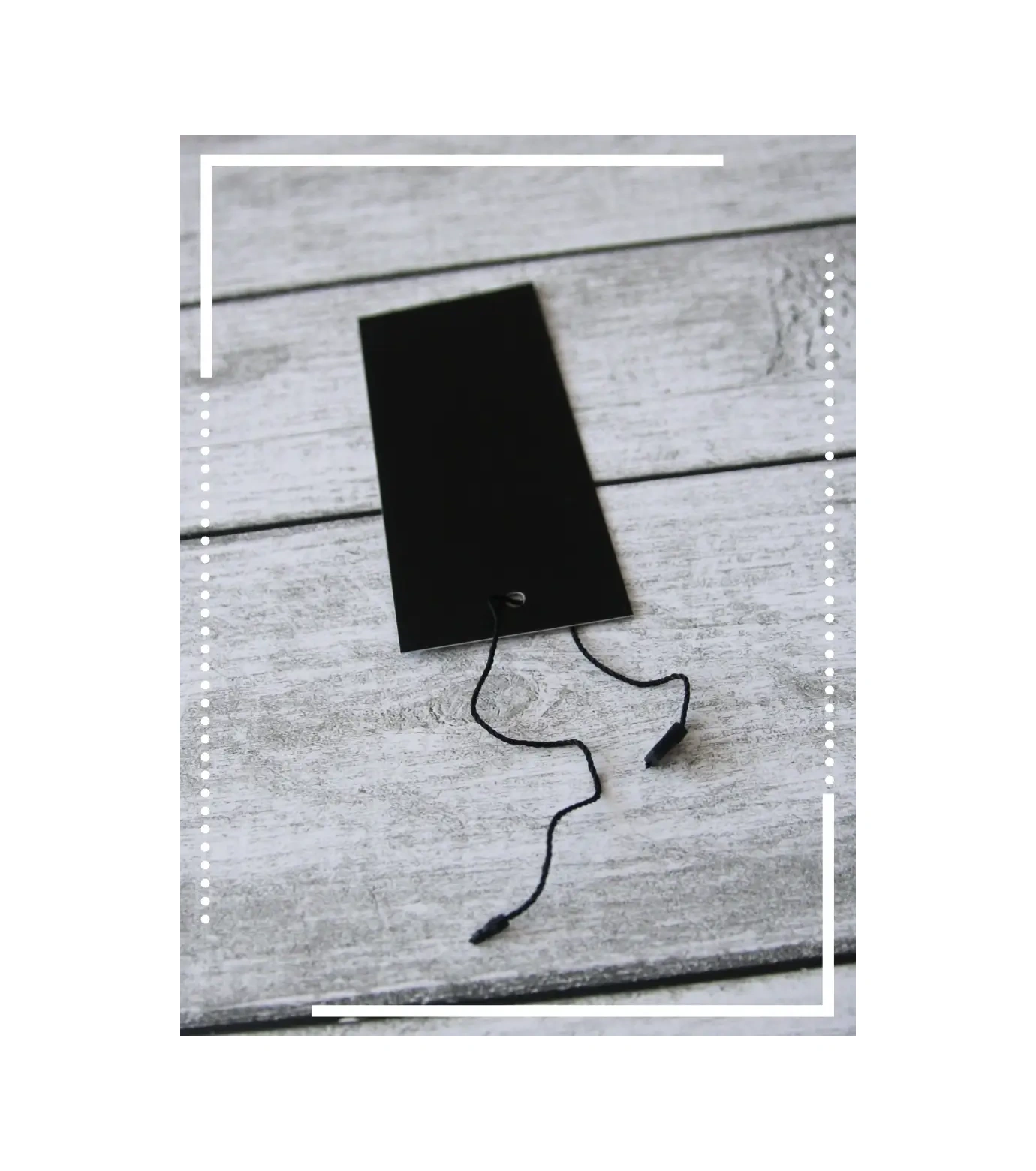 Black Tag Karton Etiketler Ve Giyim Etiketleri 51386152 Diğer