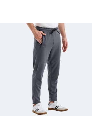 Slazenger KENNARD Erkek Fermuar Cepli Koyu Gri Eşofman Altı