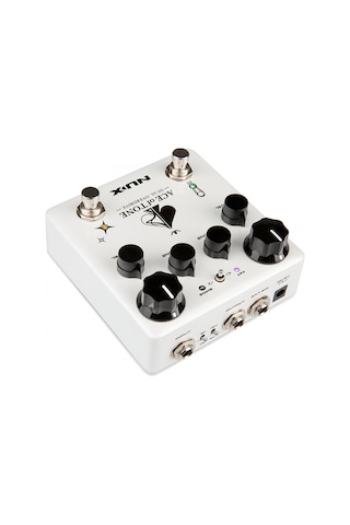 Nux Ndo-5 Ace Of Tone Üst Segment - Dual Overdrive Çift Kanallı Morning Star & Tubeman , Buffer/true Bypass Seçeneği, Seri/paralel Bağlantı Switchi Ölçüler: 105 X 115 X 58 Mm
