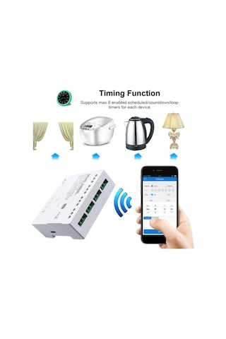 Tuya 4ch Akıllı Wifi Rf Anahtar