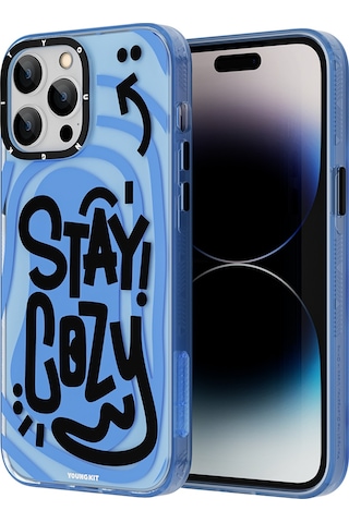 Youngkit Apple Uyumlu iPhone 14 Pro Kılıf Mutlu Mod Figürlü YoungKit Happy Mood Serisi Kapak YOUNGKİT-TA85952