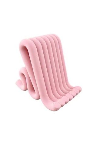 Modern Masaüstü Minimalist Telefon Tutucu - Stand Pembe Diğer