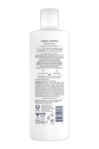 Dove Şampuan Amino Serum Yoğun Onarıcı 375 Ml Beyaz