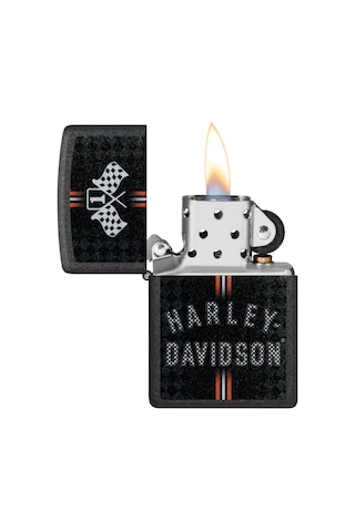 Zippo Harley Davidson First Place Dizayn Çakmak Siyah