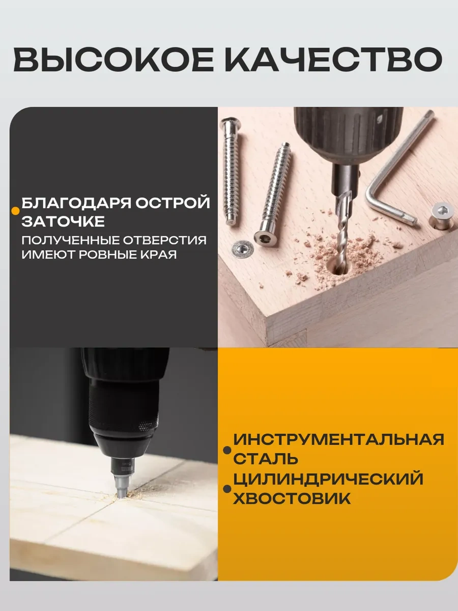 Best Room 5x86 Confirmative Matkap Ucu Ahşap İçin 196583903