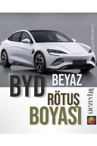 Ayrex Flea Market Rötuş Boyası Byd Beyaz Wa2 Çizik Giderici 25+25 Ml Çift Şişe Set, Bydwa2ff