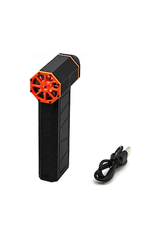 Vkemall 130.000 Rpm Şarj Edilebilir Endüstriyel Üfleyici, 29mm Fırçasız Motor, Cnc Metal Kanatlar, Turbo Mod, 3000mah Pil, Çok Amaçlı Temizlik Aleti