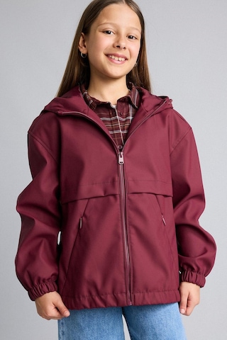 Defacto Kapüşonlu Yağmurluk Kız Çocuk H1659a826aubr306 Bordo-br306