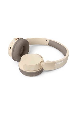 4 Adet Philips Tah3209bg Kablosuz Kulak Üstü Kulaklık Dinamik Bas, Bluetooth, Çok Noktalı Bağlantı 25 Saat Bej