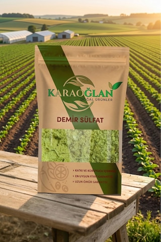 Demir Sülfat - Bitki Ve Çim Coşturan Sararma Karşıtı Bitki Besini Gübresi 2 Kg 1 Adet