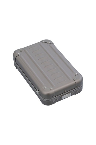 Aleon Mini Bag 19 Cm Alüminyum Omuz Çantası, Hafif, Şık, Unisex Günlük Çanta Gri