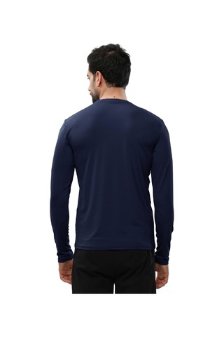 Raru Uzun Kollu T-shirt Laus Lacivert Lacivert
