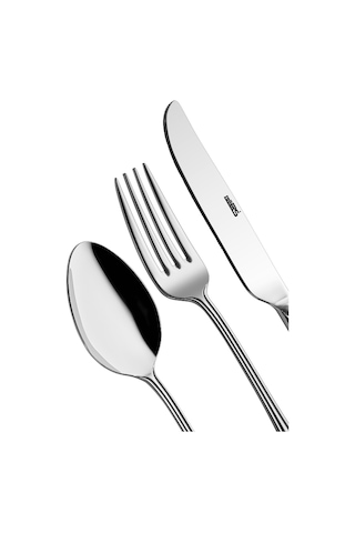 Petra 6 Kişilik 24 Parça Çatal Kaşık Takımı Metal