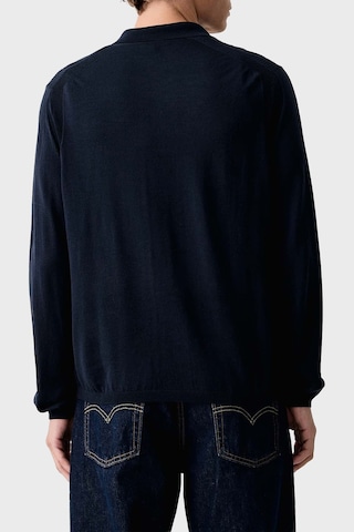 Emporio Armani Yünlü Fermuarlı Polo Yaka Kazak Erkek Polo Yaka Kazak Em006293 Af29815 Ub097 Lacivert