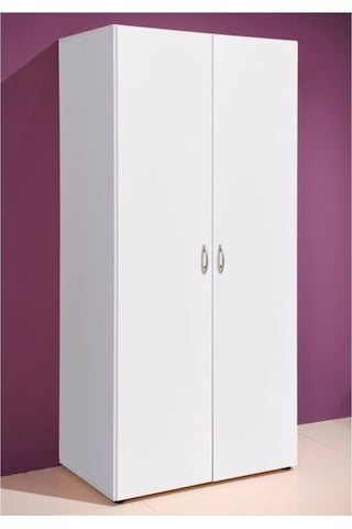 Giyinme Dolabı - Çok Amaçlı Dolap - Gardırop 80 Cm Beyaz