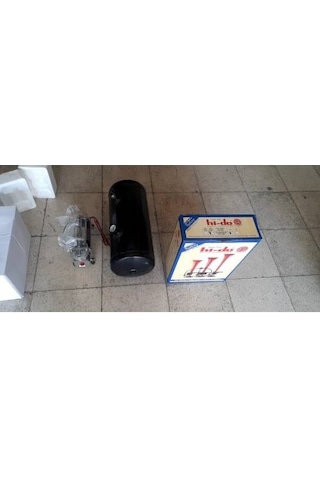 Kompresör Seti Tankı Ve 3 Borulu Kornası Ile Birlikte
