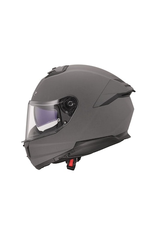 Kapalı Kask Ls2 Stream 2 Mat Concrete Orjinal Vizörlü Xl Mat Gri