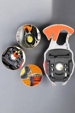 Zhltools El Feneri Acil Işık Seti Tornavida Düdük Kapak Açma Kamp Lambası