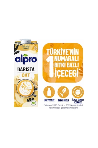 Alpro Barista Profesyonel Yulaf Sütü 1 L