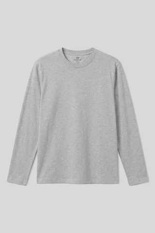 Tommy Life Gri Melanj Standart Fit Basic O Yaka Erkek Sweatshirt - 87997 G1 Melanj
