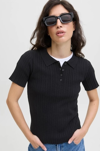 Jack & Jones Jjxx Kadın Polo Triko Tişört SIYAH