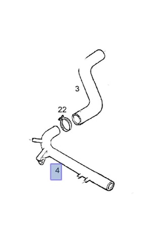 Opel Tigra A Benzinli Motor Motor Blok Su Hortumu İbraş Marka 21311