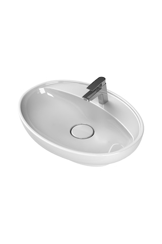 Turkuaz Seramik Cerastyle Lal C Serisi 60 x 45.5 CM Tezgah Üstü Lavabo
