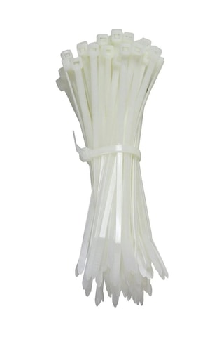 Kablo Bağı Plastik 2,5x150 Mm Beyaz 100 Adet 100 Adet - Beyaz
