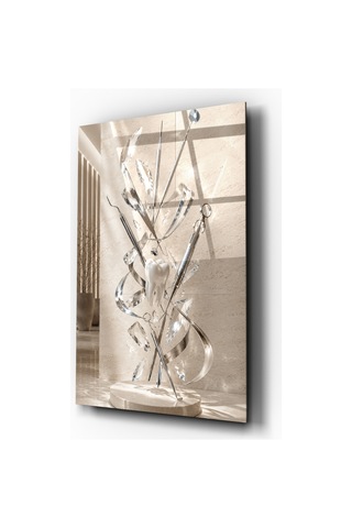 Cam Tablo Kristal Diş Ve Diş Hekimliği Aletleri Temalı Duvar Dekorasyonu