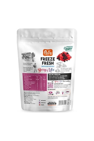 Pol's Freeze Fresh Dondurularak Kurutulmuş Berry Mix 16 G 15 G