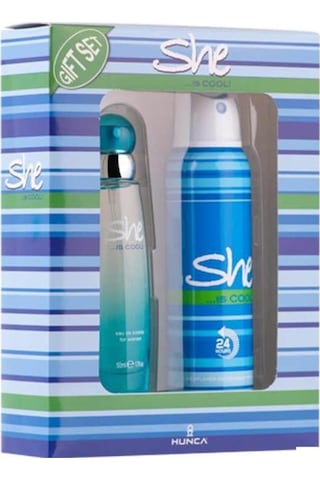 She Is Cool Kadın Parfüm EDT 50 ML + Deodorant 150 ML