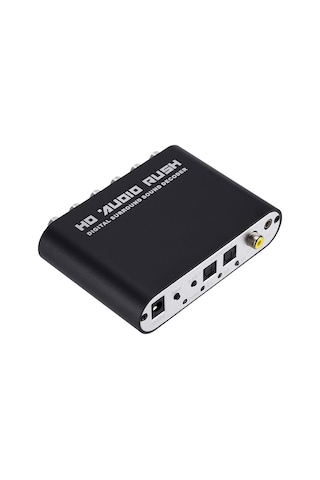 Youmex 5.1 Kanal Dts Dolby Ac-3 Ses Kod Çözücü: Dijital Fiber/koaksiyelden Rca Loto Bağlantıya, Usb Güç Kablosu Ve Fiber Ile