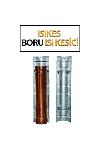 Isı Kesici Levha Soba Borusu Isı Dağılımı İçin 1 Adet Isıkes 75 Cm Uzunluğundadır.