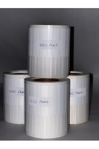 Kuyumcu Yüzük Barkod Etiketi 10mm X 72mm