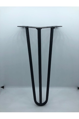 METAL,3 MİL 32*12*12 CM SİYAH,SEHPA,PUF ,MOBİLYA AYAĞI ( 4 ADET)